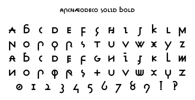 Archaeodeco Solid Bold Specimen