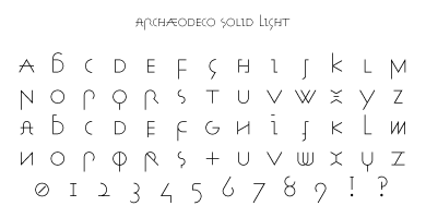 Archaeodeco Solid Light Specimen