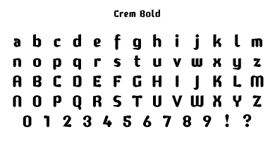 Crem Bold Specimen