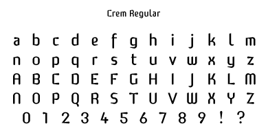 Crem Regular Specimen