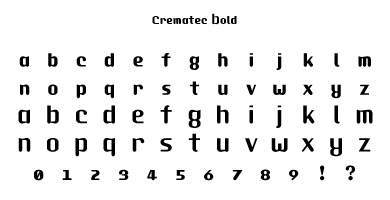 Crematec Bold Specimen