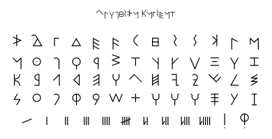 Glyphian Ancient Specimen