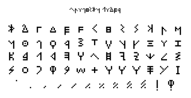 Glyphian Cyber Specimen