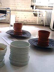 James Makins Cups & saucers November 2002 New York