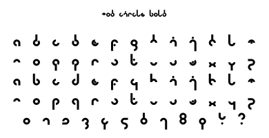Mod Circle Bold Specimen