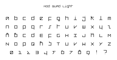 Mod Quad Light Specimen