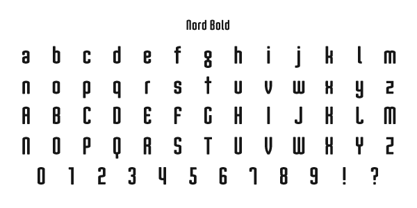 Nord Bold Specimen
