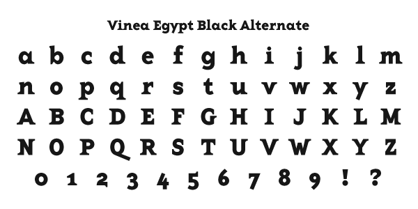 Vinea Egypt Black Alternate Specimen